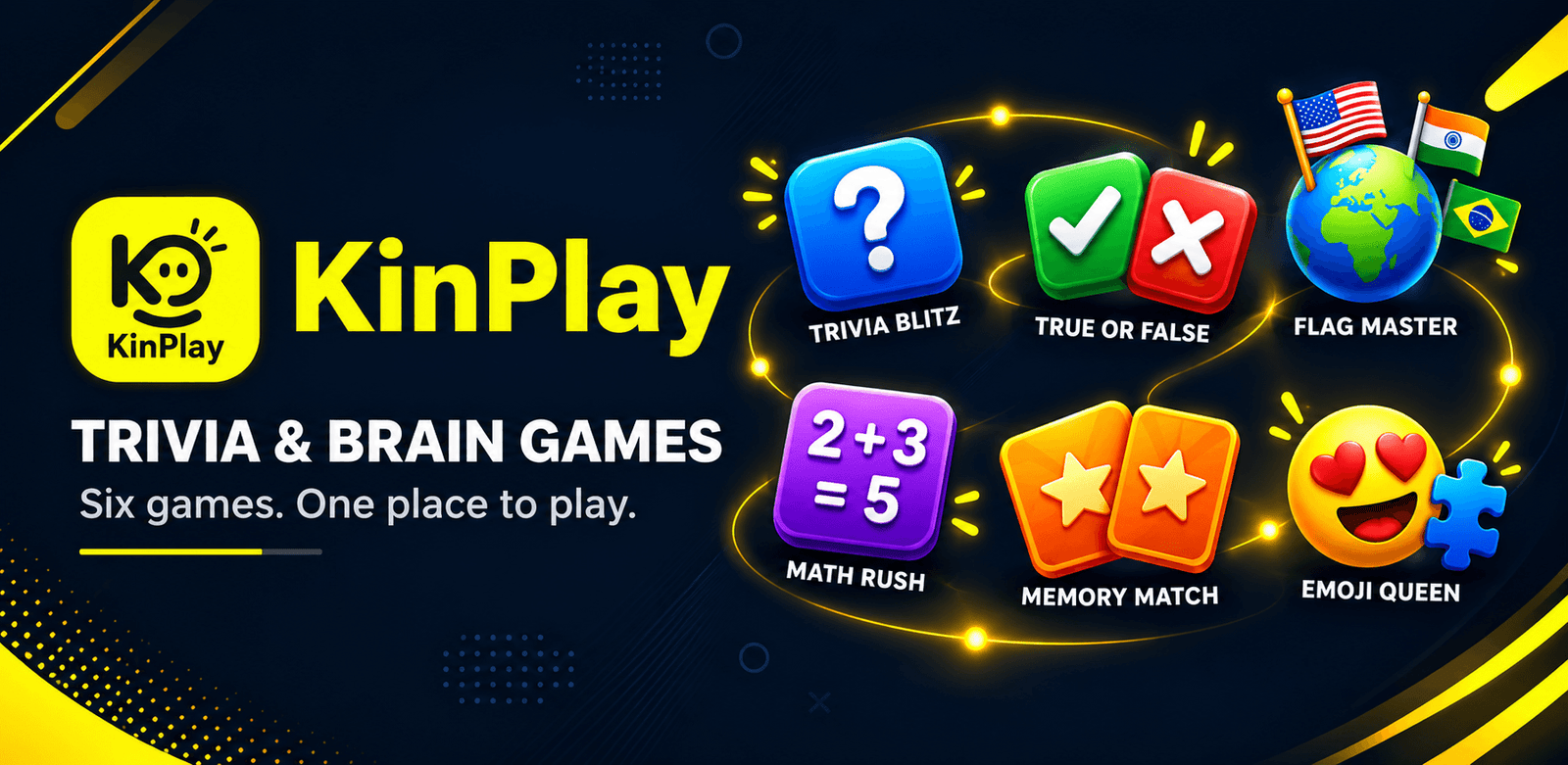 KinPlay trivia and brain game collection